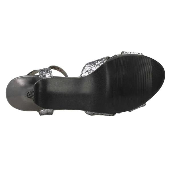 Anne Michelle Ladies Anne Michelle Peep Toe Mid Heel Sandal