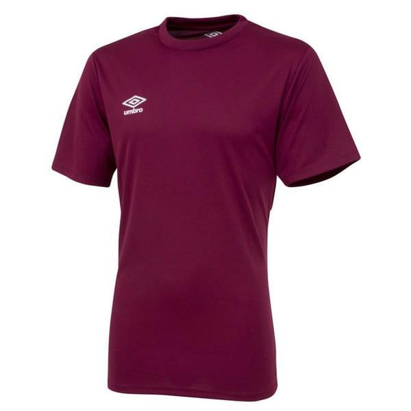 Umbro Mens Club Short-Sleeved Jersey - New Claret