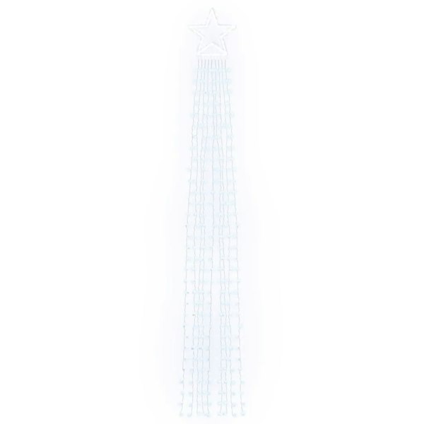 Berkfield Christmas Tree light 320 LEDs Cold White 375 cm