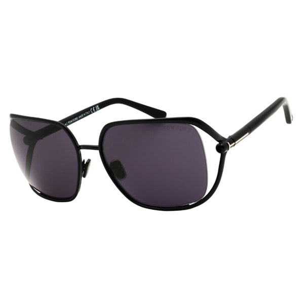 Tom Ford Ft1092 01A Shiny Black  / Smoke Sunglasses One Size