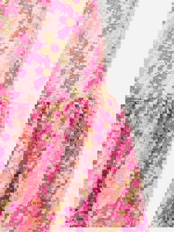 Marlo Girls Pixie Embroidered Dress in Multicolour