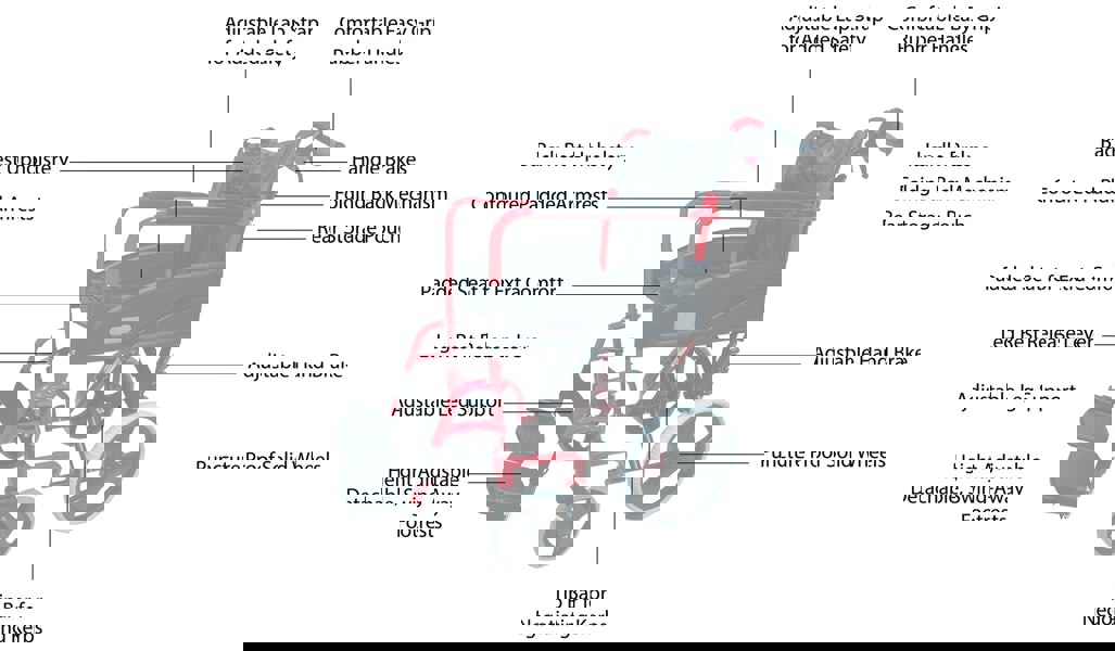 Aidapt Compact Transport Aluminium Wheelchair Red