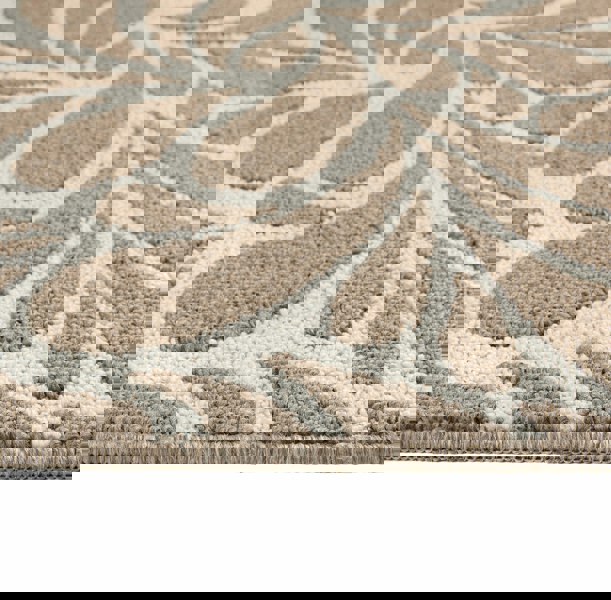 My Mat Sculptured Washable Patterened Rain Drop Mink