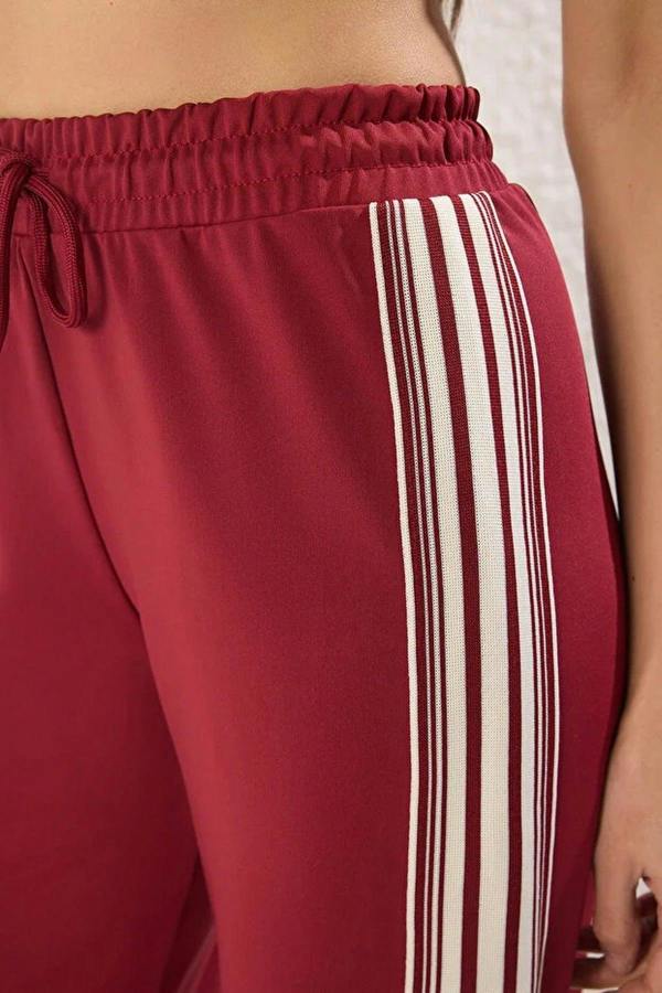 WOVCOR Striped Scuba Fabric Sport Knit Jogger