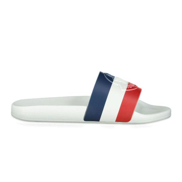 Moncler Striped Logo Sliders - chancefashionco