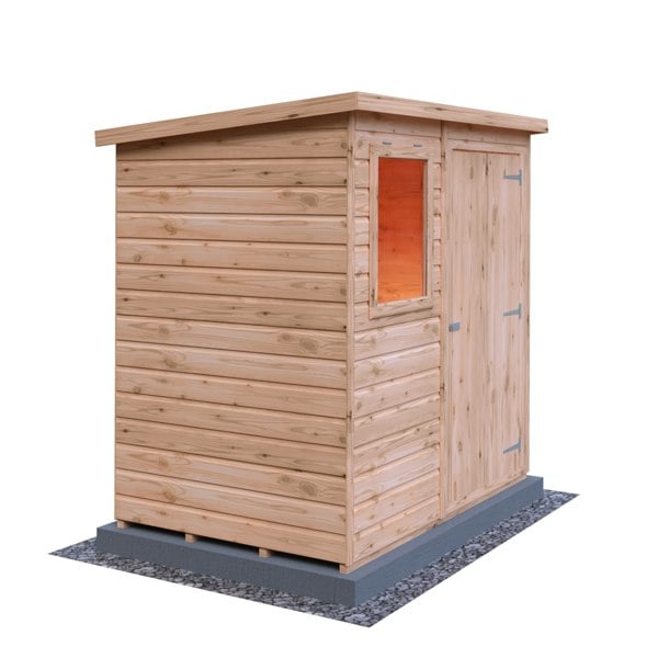 Shire Pent 6x4 12mm interlock Clad wooden Shed - Best Shed