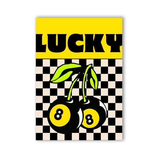 Lucky 8 Art Print