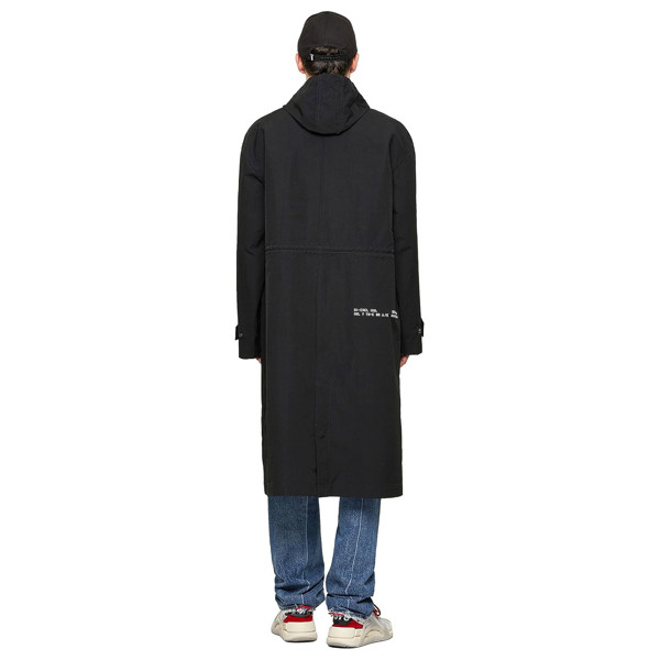 Diesel J-Lui Long Jacket Coat - Black