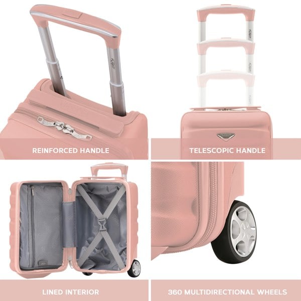 Flight Knight 40x20x25cm Hard Case Cabin Suitcase Ryanair Free Approved Carry On