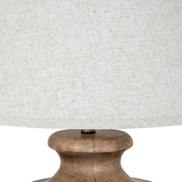 Marbelle Table Lamp With Edged Linen Shade