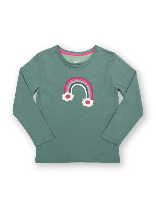 Kite Girls Organic Rainbow Bloom T-Shirt