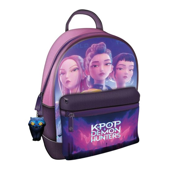 K-Pop Demon Hunters Huntrix Fashion Backpack - Purple/White