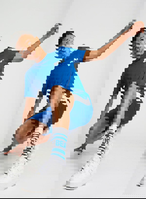 Beat Boyz Club Orbit Shorts - Cobalt/White