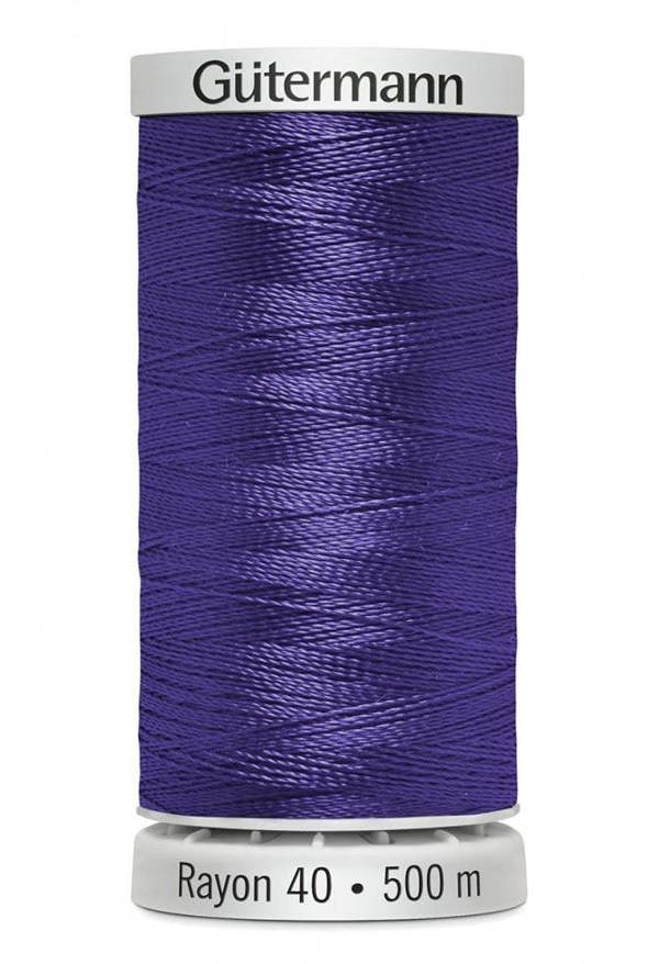 Gutermann No 40 Sulky Rayon Embroidery Thread 500m Rayon Thread Suitable For Embroidery
