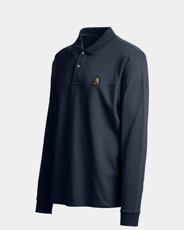 Parajumpers Kerrobert Mens Long Sleeve Polo - Blue Navy 316