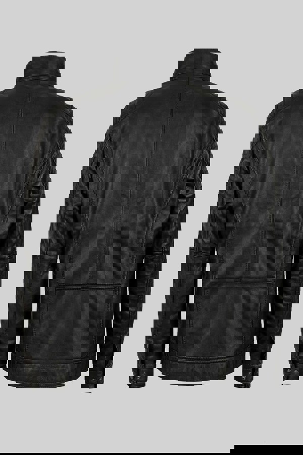 Classic Mens Black Premium Leather Jacket