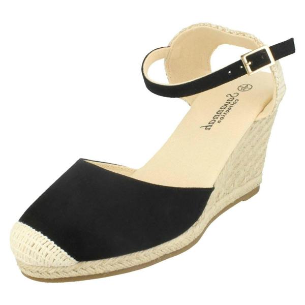 Savannah Ladies Savannah High Wedge Espadrilles