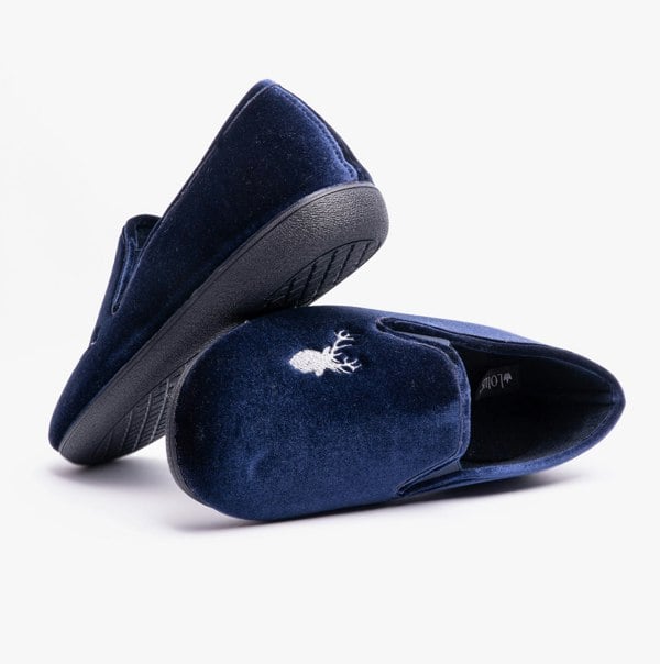 Lotus CLARENCE Mens Slippers Navy