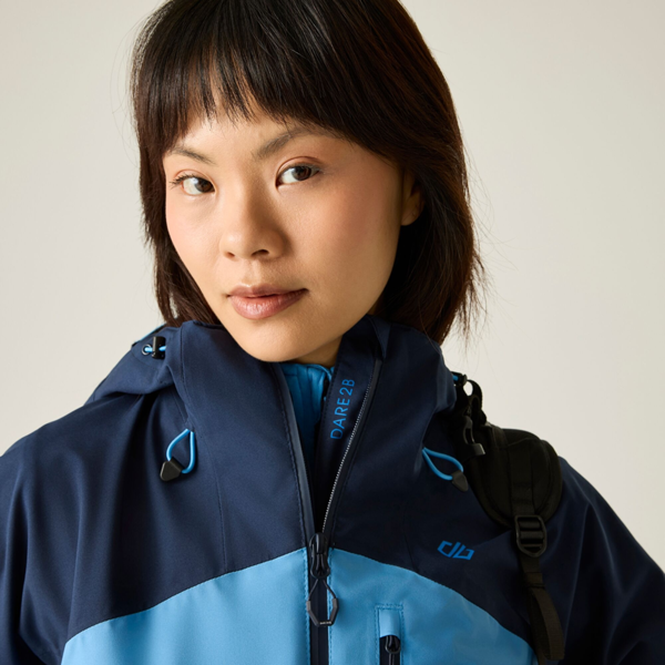 Dare 2B Womens Torrek III Logo Jacket - Elysium Blue/Navy