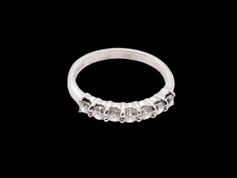 Vintage Tom A half hoop diamond eternity ring