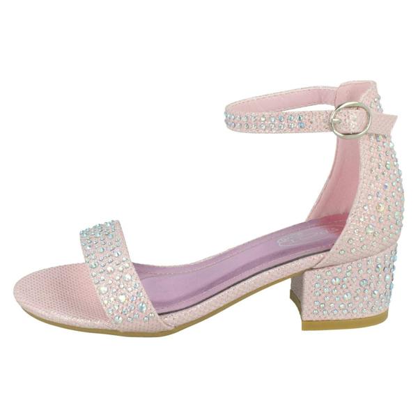 Spot On Girls Spot On Mid Block Heel Sandals H1112
