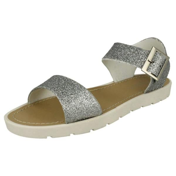 Savannah Ladies Savannah Glitter Thick Strap Sandals