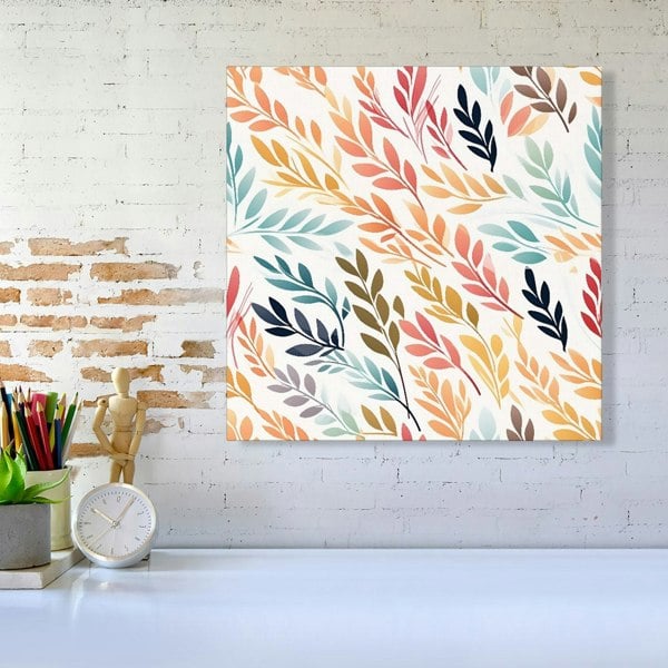 Warren Reed Colouful Sping Leaves Canvas