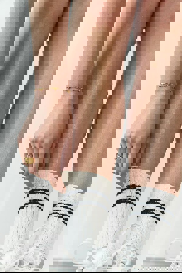 Elk & Bloom Forever Hearts Triple Heart 15K Gold Plated Bracelet