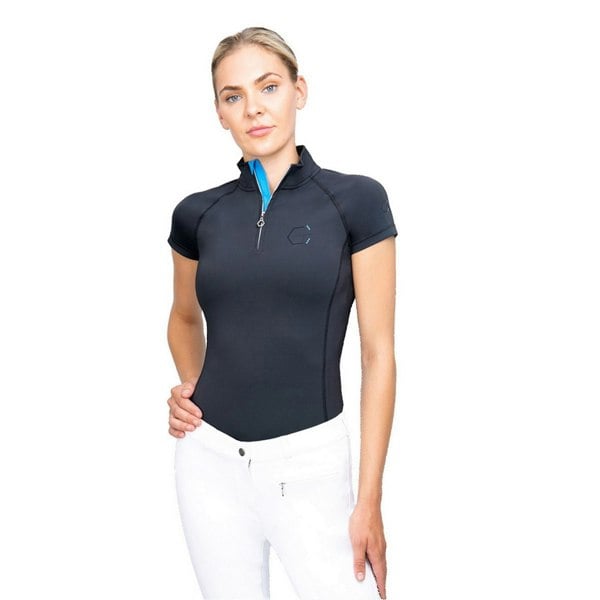 Coldstream Womens Midlem Short-Sleeved Base Layer Top - Black