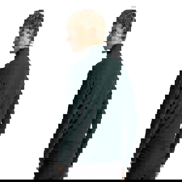 Trespass Mens Keynote Anti Pilling 1/4 Zip Fleece Top - Green Smoke/Alpine - 