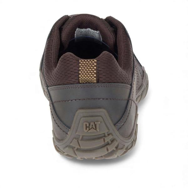 Caterpillar CAT Caterpillar Mens Brown Leather Hiking Boots Walking Trainers - Instruct