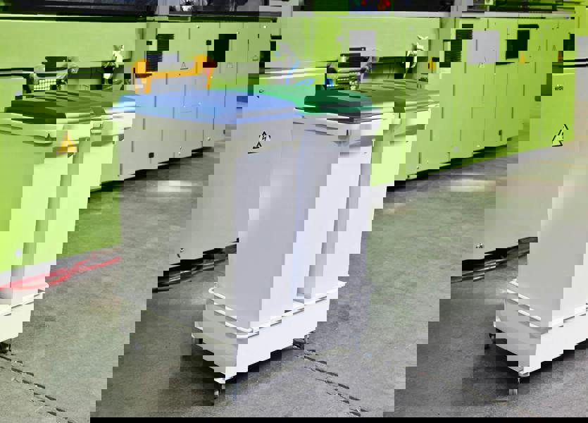 Durable 60L Waste Bin Red | Rectangular Recycling Bin | Food Bin | DURABIN