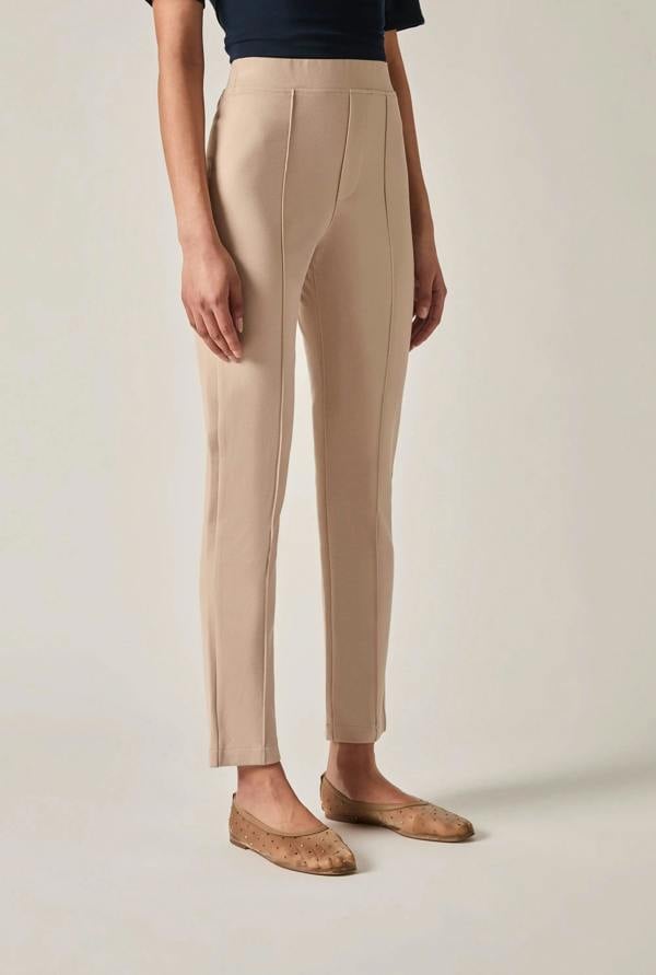 James Lakeland Cigarette Trousers Beige