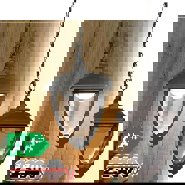 Luxform 230v Luxembourg Chain Lantern Anthracite