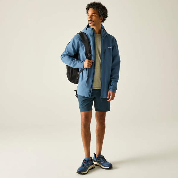 Regatta Mens Oklarna Waterproof Jacket - China Blue