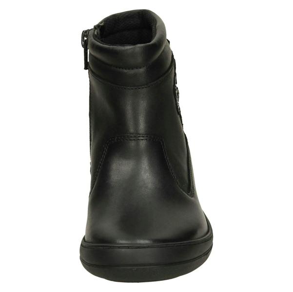 Clarks Girls Clarks Flower Detailed Ankle Boots ScooterGoGTX