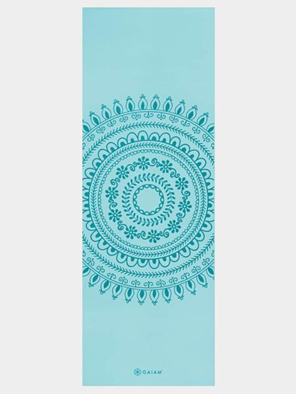 Gaiam Marrakesh Turquoise Yoga Mat 6mm