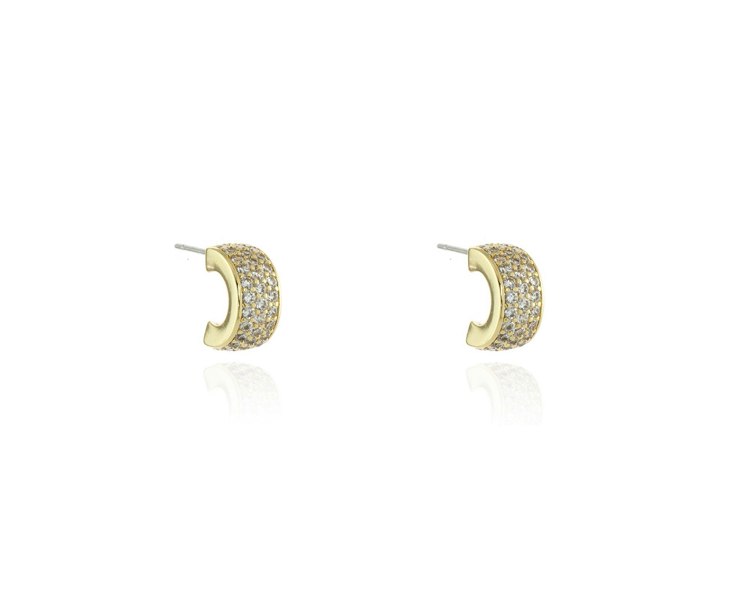 Cachet London Lily Gold Hoop Earrings