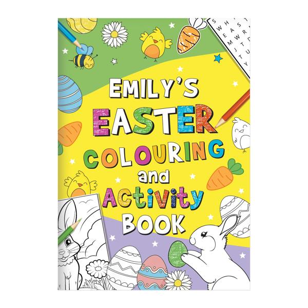 Personalised Easter Activity And Colouring Book