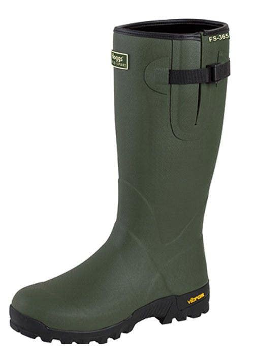 Cotton lined shooting wellington boots