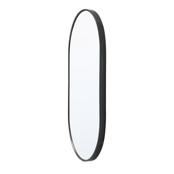 Modern Oval Metal Wall Mirror Black Bathroom Mirrors Living and Home