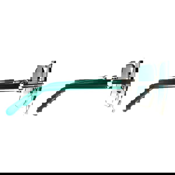 Salvatore Ferragamo Sunglasses SF302SL 047 Silver Petrol Blue Gradient