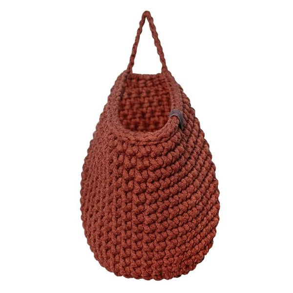 Zuri House Crochet hanging bags | TERRACOTTA