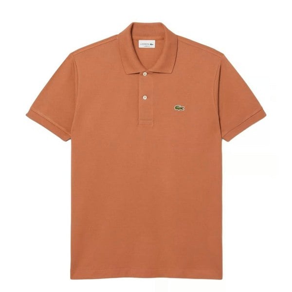 Lacoste Mens L.12.12 Original Pique Classic Polo Shirt - Brown