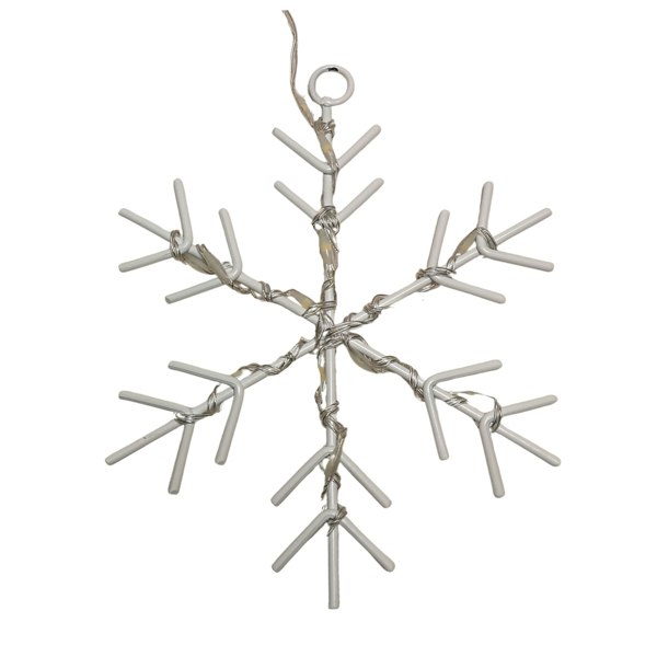 Samuel Alexander 1.2m Multi Colour LED Snowflake Curtain Lights Christmas Decorations