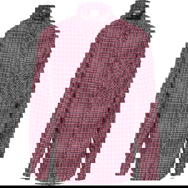 Trespass Mens Snyper Check Shirt - Red Check - 