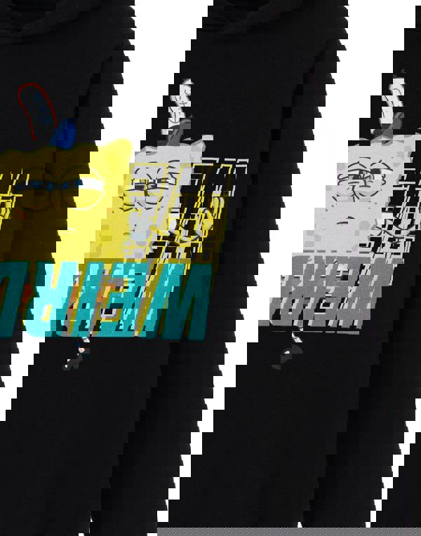 SpongeBob SquarePants Boys Black Be Weird Hoodie