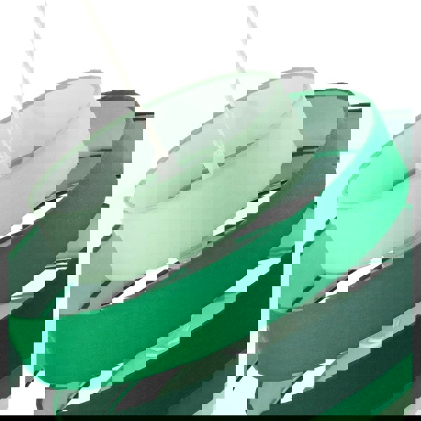 Five Tier Pendant Lighting Shade with Various Green Cotton Rings Image 5