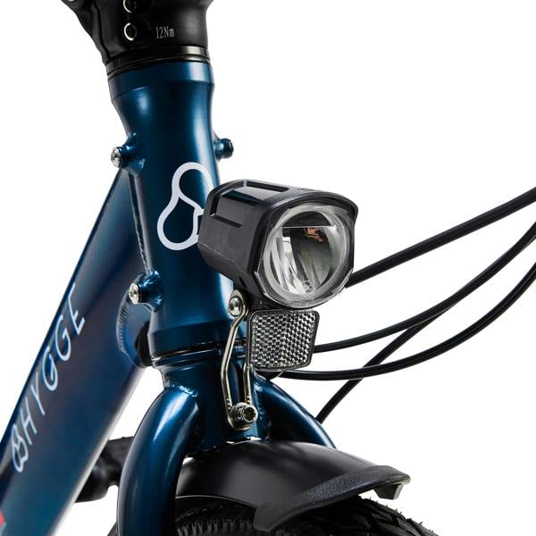 Hygge Bikes Virum Step 2026 - Folding Ultra-Light E-Bike 36V 10Ah - Sapphire Blue