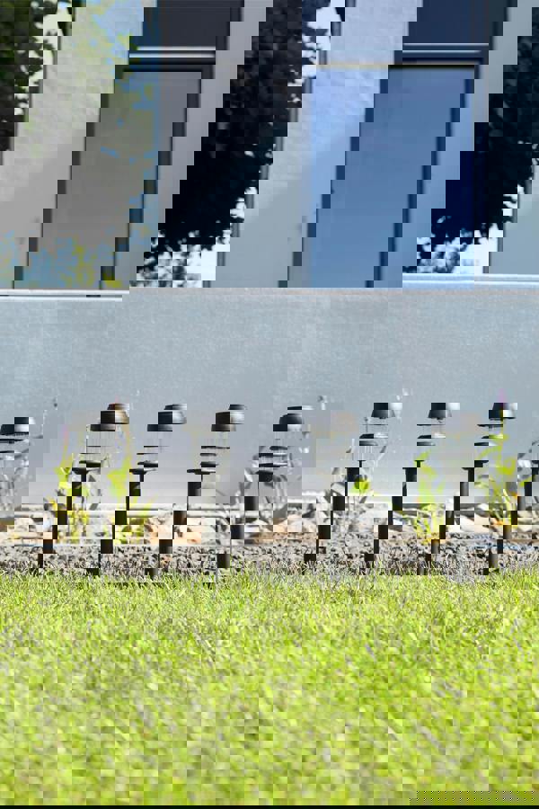 Luxform Solar Lagos Black Spike Light 24pk